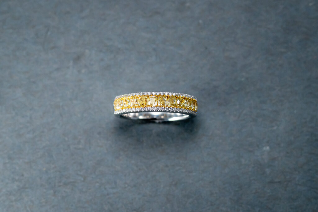 Gold and Silver band ring 