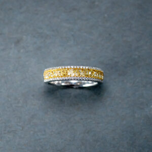 Gold and Silver band ring 