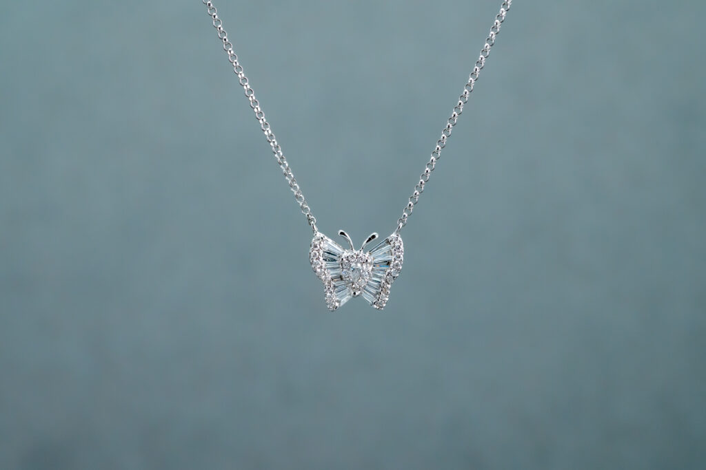 A necklace with a Butterfly pendant