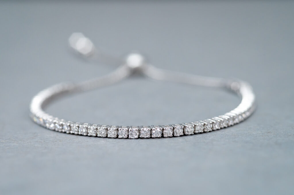 A Silver Diamond bracelet 