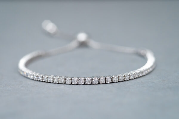 A Silver Diamond bracelet 