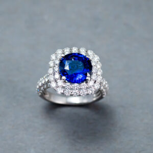 A Blue Diamond ring 