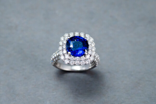 A Blue Diamond ring 