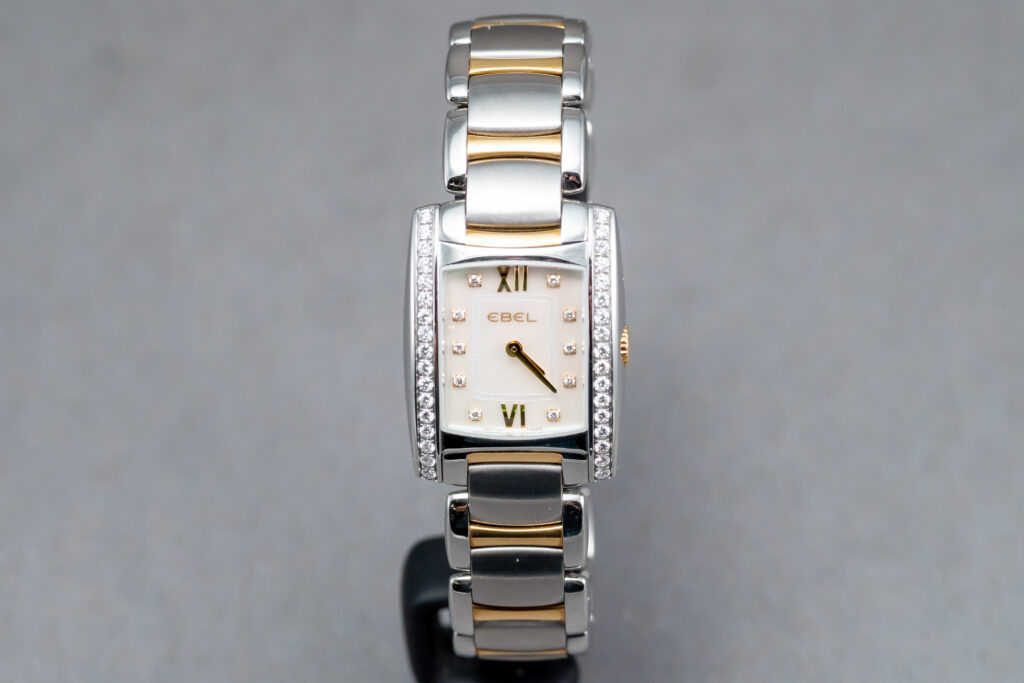 18k Yellow Gold and stainless steel Diamond Ebel watch 