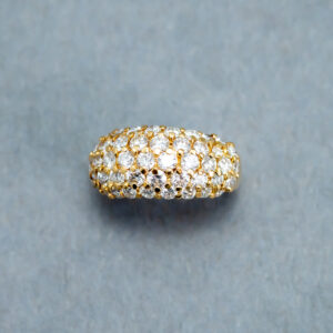 Gold dome ring 