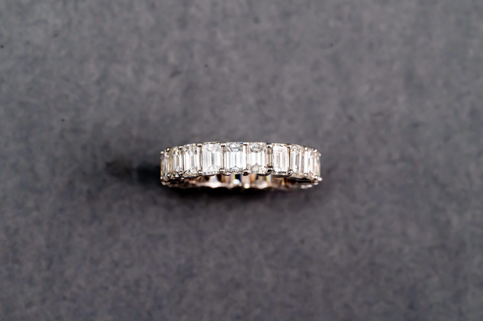 Details about   Real Platinum Finish Forever Diamond 5.00 TCW Wedding Engagement Eternity Band 