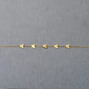 A row of small gold stars on a gray background.