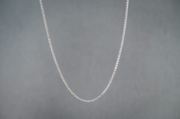 14K White Gold Ice Chain