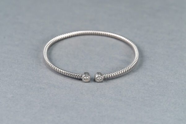 18k White Gold Diamond Bracelet - Image 2