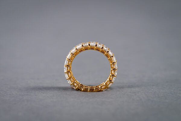 18k Yellow Gold Diamond Eternity Band - Image 2