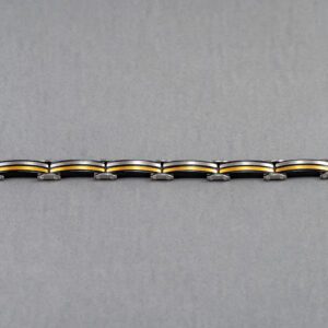 Stainless Steel and Gold Plate Bracelet