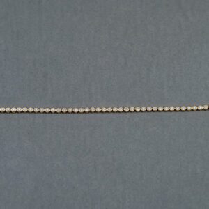 14k Yellow Gold Diamond Tennis Bracelet