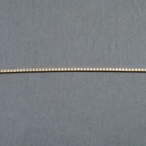 14k Yellow Gold Lab Grown Diamond Tennis Bracelet