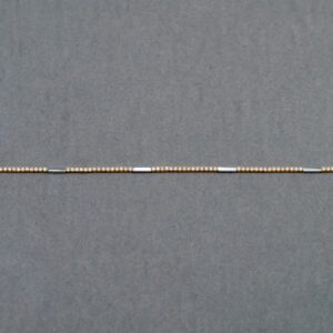 14k White and Yellow Gold Diamond Bracelet