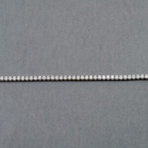 14k White Gold Diamond Lab Grown Tennis Bracelet