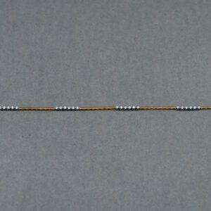 14k White and Yellow Gold Diamond Bracelet