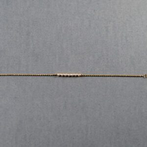 14k Yellow Gold Diamond Bracelet