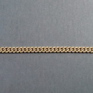 18k Yellow Gold Link Diamond Bracelet